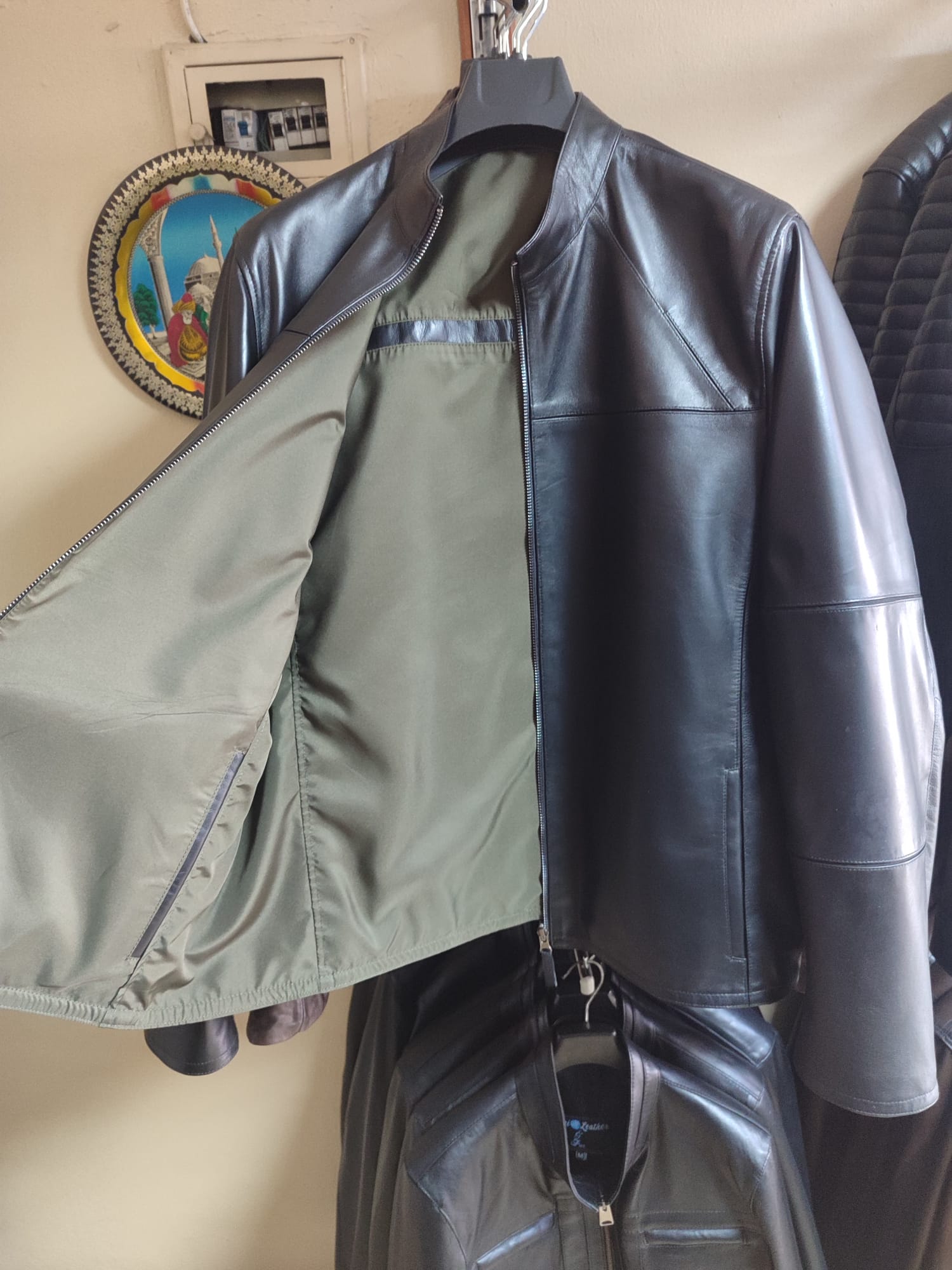 leather jacket 46
